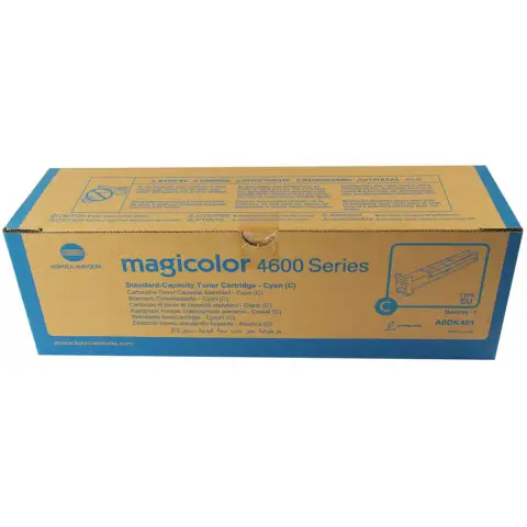 Toner Minolta A0DK451 Cyan do drukarek (Oryginalny)